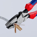 KNIPEX 09 02 240 9 1/2" High Leverage Lineman's Pliers New England Head