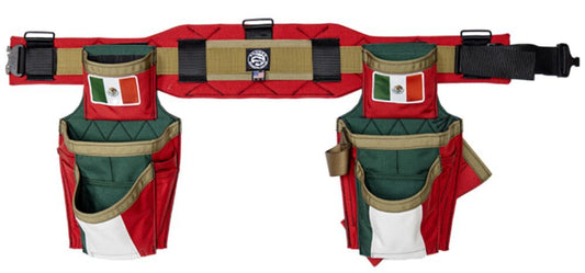 Mexico Mexican Flag Carpenters Set Badger Tool Belts 461172 Occidental Leather