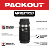 Milwaukee 48-22-8391B PACKOUT 12oz Insulated Bottle with Sip Lid - Black