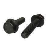 1/4"-20 x 5/8" Grade 8 Hex Head Flange Frame Bolts Phos & Oil / Black