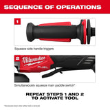 Milwaukee 2986-20 M18 FUEL 18V Lithium-Ion Brushless Cordless 4-1/2 in./5 in. Dual-Trigger Braking Grinder (Tool-Only)