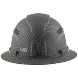 Klein 60347 Hard Hat, Premium KARBN™ Pattern, Vented Full Brim, Class C, Lamp