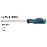 Vessel Tools 900P2150 MEGADORA Standard Screwdriver, Phillips #2 x 6"