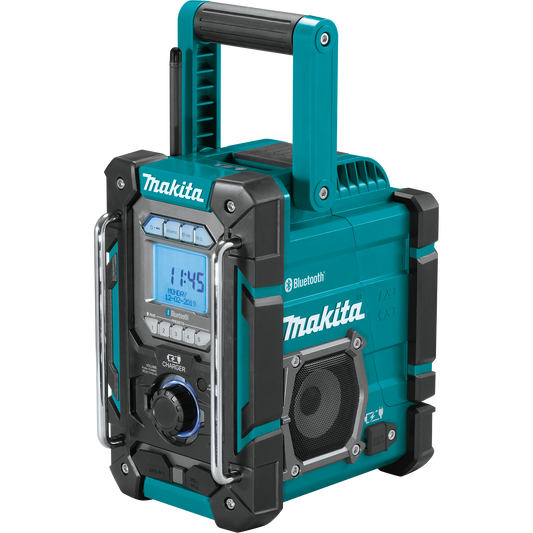 Makita XRM10 18V LXTÂ® / 12V max CXTÂ® Lithiumâ€‘Ion Cordless BluetoothÂ® Job Site Charger / Radio, Tool Only