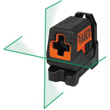 KLEIN 93MCLG Green Mini Cross-Line Self-Leveling Laser Level, 50-Foot