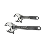 Crescent Tools ATWJ2610VS 2 Piece Wide Jaw Adjustable Wrench Set 6" & 10"