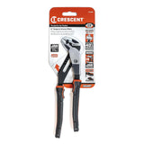 Crescent Tools RTZ28CG 8" Z2 K9™ Straight Jaw Dual Material Tongue and Groove Pliers