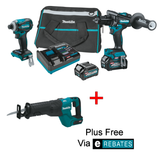 Makita GT200D 40V max XGT® Brushless Cordless 2‑Pc. Combo Kit (2.5Ah) + FREE GRJ01Z(via e-rebate)