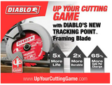 Diablo D0724VPX Tracking Point 7-1/4 in. x 24-Tooth Framing Circular Saw Blade Value Pack (2-Pack)