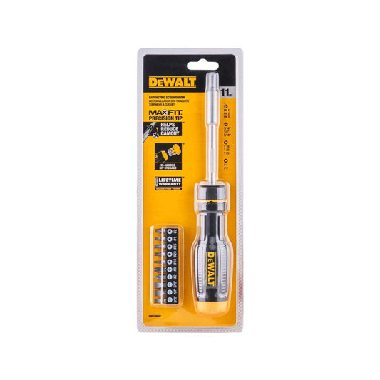 DeWalt DWHT68002 MAX FIT Ratcheting Multi-Bit Screwdriver Set (11 pc.)