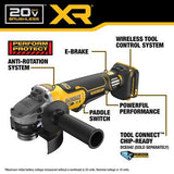 DeWalt DCG410VSB 20V MAX XR Brushless Cordless 4-1/2 in. - 5 in. Variable Speed Paddle Switch Grinder (Tool Only)