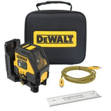 DeWalt DCLE14201GB USB Rechargeable Green Cross Line Laser Base Kit