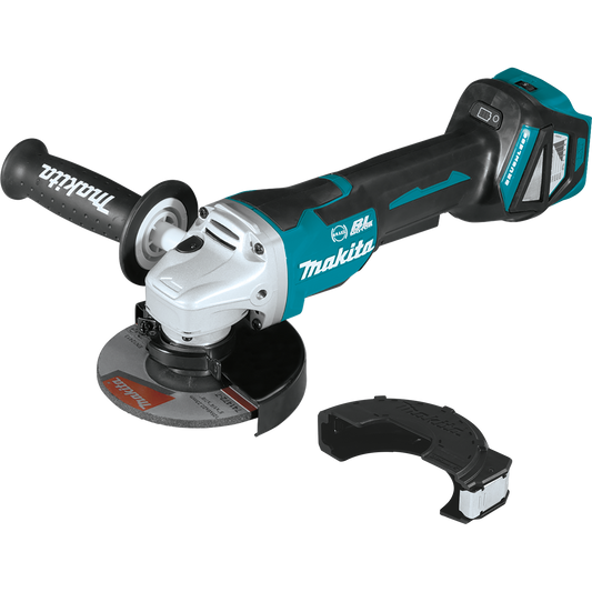 Makita XAG20Z 18V LXTÂ® Lithiumâ€‘Ion Brushless Cordless 4â€‘1/2â€ / 5" Paddle Switch Cutâ€‘Off/Angle Grinder, with Electric Brake, Tool Only