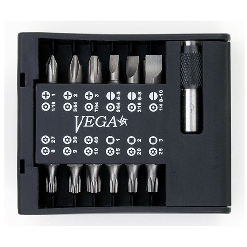 Vega Tools VT-25A 25 PC Driver Bit Sets - Phillips Tamper