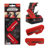 StealthMounts 45 Magnetic Bit Holder for Milwaukee M18 Tools - Red