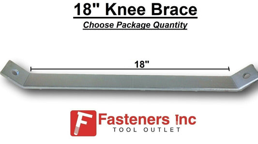 18" Knee Brace/Bracket for 1 5/8" Unistrut Channel (#478318) P2452 EG