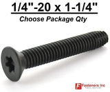 1/4"-20 x 1-1/4" Torx Trailer Flooring Floorboard Screws Self Tapping Self Threading