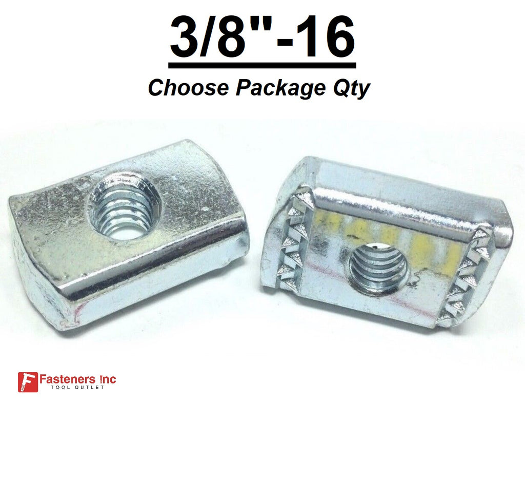 3/8"16 Strut Nuts NO Spring for Unistrut Channel EG 4168 WO3809 P30