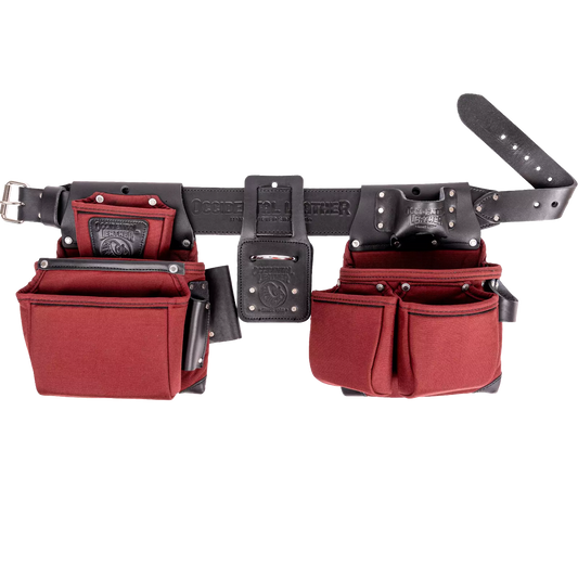 Occidental Leather R8080DB Oxy Lights 7 Bag Framer with Double Outer Bags RED