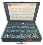 1466 Piece Hex Washer Head Tek / Self Drilling Screw Zinc Assortment Kit