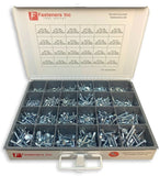 1466 Piece Hex Washer Head Tek / Self Drilling Screw Zinc Assortment Kit