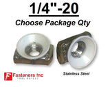 1/4"-20 Stainless Steel Cone Twirl Nuts for Unistrut B-line Channel