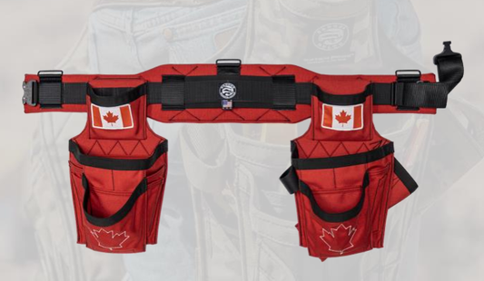 Canada Canadian Flag Carpenters Set Badger Tool Belts 461174 Occidental Leather