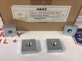 1/2"-13 X 1-1/4 X 1-1/4 Square Nuts for Unistrut Channel #4843 P1960