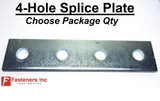 4-Hole Flat Splice Plate for Unistrut / B-LIne Channel (#4617) P1067
