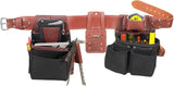 Occidental Leather B8080DB - OXYLIGHTS FRAMER TOOL BELT PACKAGE WITH DOUBLE OUTER BAG - BLACK