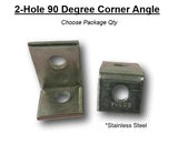 2 Hole STAINLESS STEEL 90° Corner Angle Unistrut Channel #4642S1 P1068