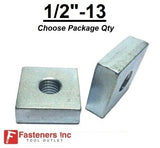1/2"-13 X 1-1/4 X 1-1/4 Square Nuts for Unistrut Channel #4843 P1960