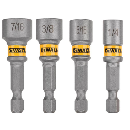 DeWalt DWANDMF4 Maxfit 2 in. L Steel Nut Setter Nut Driver Set 4 pc