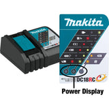 Makita DC18RC 18V LXT® Lithium‑Ion Rapid Optimum Charger