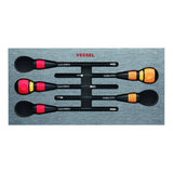 Vessel Tools 22002N3EVA Ball Grip Ratchet Screwdriver Set