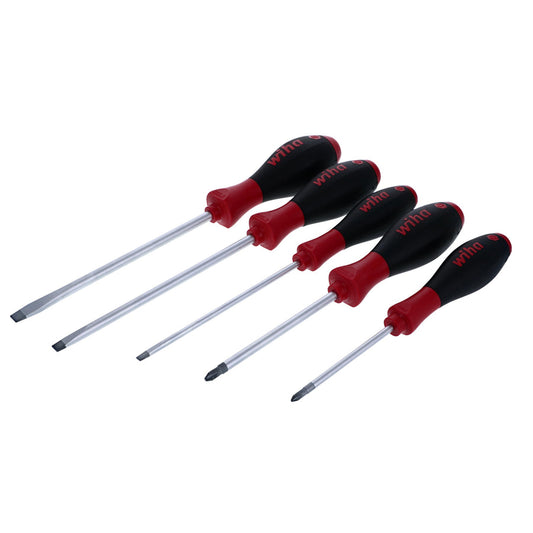 Wiha 30273 5 PIECE SOFTFINISH SLOTTED AND PHILLIPS SCREWDRIVER SET