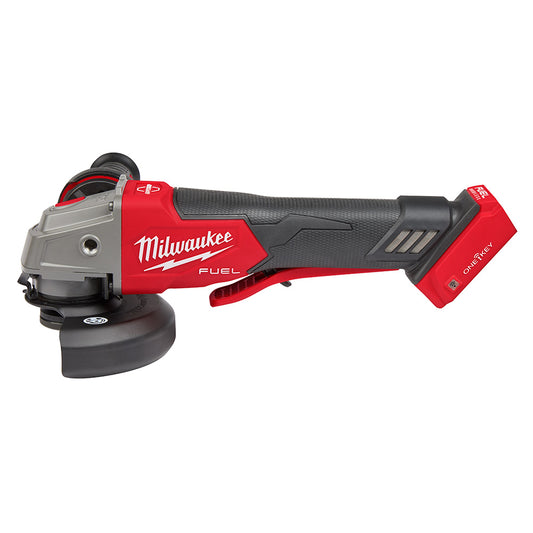 Milwaukee 2882-20 M18 FUEL 4-1/2" / 5" Braking Grinder w/ ONE-KEY Paddle Switch, No Lock