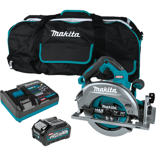 Makita GSH01M1 Makita GSH01M1 40V max XGT® Brushless Cordless 7‑1/4" Circular Saw Kit, AWS® Capable, 4.0Ah