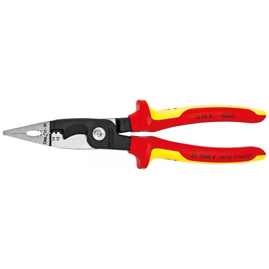 KNIPEX 13-88-8 Pliers for Electrical Installation - Insulated