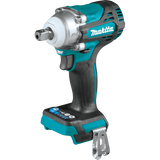 Makita XWT15Z 18V LXT® Lithium‑Ion Brushless Cordless 4‑Speed 1/2" Sq. Drive Impact Wrench w/ Detent Anvil, Tool Only