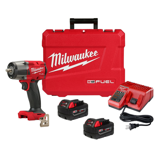 Milwaukee 2960-22R M18 FUEL 3/8" Mid-Torque Impact Wrench w/ Friction Ring Kit