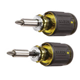 KLEIN 32308 8-in-1 Multi-Bit Adjustable Length Stubby Screwdriver