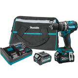 Makita GPH02D Makita GPH02D 40V max XGT® Compact Brushless Cordless 1/2" Hammer Driver‑Drill Kit (2.5Ah)
