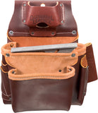 Occidental Leather 5061 2-Pouch General Carpentry All Leather Pro Fastener Bag