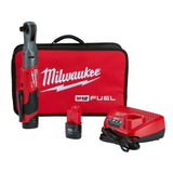 Milwaukee 2558-22 M12 FUEL 1/2 in. Ratchet 2 Battery Kit