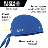 Klein 60180 Cooling Do Rag, Blue, 2-Pack