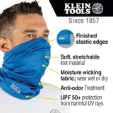 Klein 60439 Neck and Face Cooling Band, Blue
