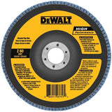 DeWalt DW8382 6" x 7/8" 80g Type 29 HP Flap Disc