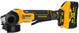 DeWalt DCG413R2 20V MAX* XR® 4.5 in. Paddle Switch Small Angle Grinder Kit with KICKBACK BREAK