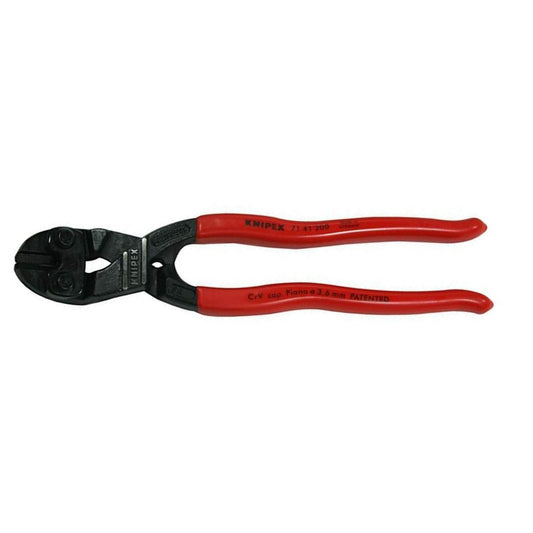 KNIPEX 71 41 200 8" CoBolt Compact Bolt Cutters With Notched Blade, 20 Degree Angled